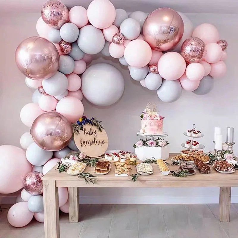 Wedding Balloon Garland Chain Package Macaron Latex Balloon Set Birthday