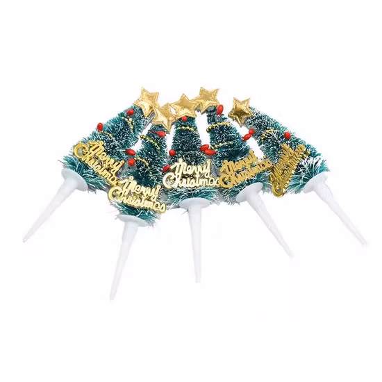 装飾用の売れ筋クリスマスツリーケーキトッパー