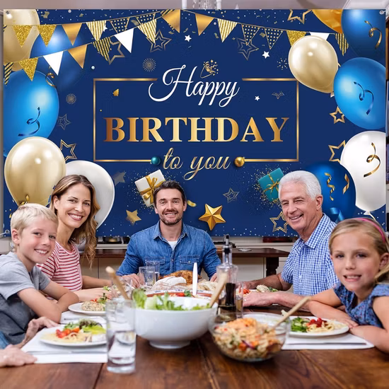 卸売誕生日写真背景誕生日紙吹雪バルーンセット